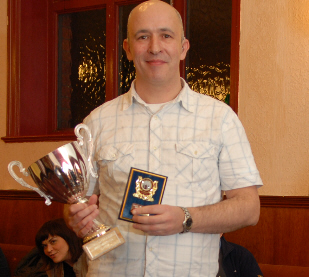 Simon Hughes, adjudged the year's Most Improved Player